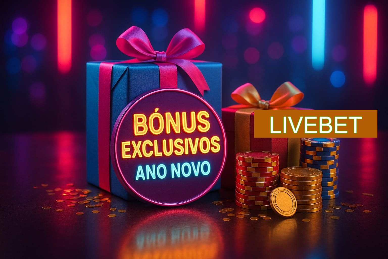 Promoções de Ano Novo no LIVEBET